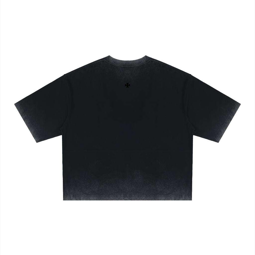 Veiled Tee ash purple back product image