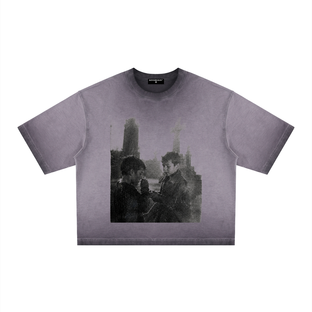 Veiled Tee black front product image