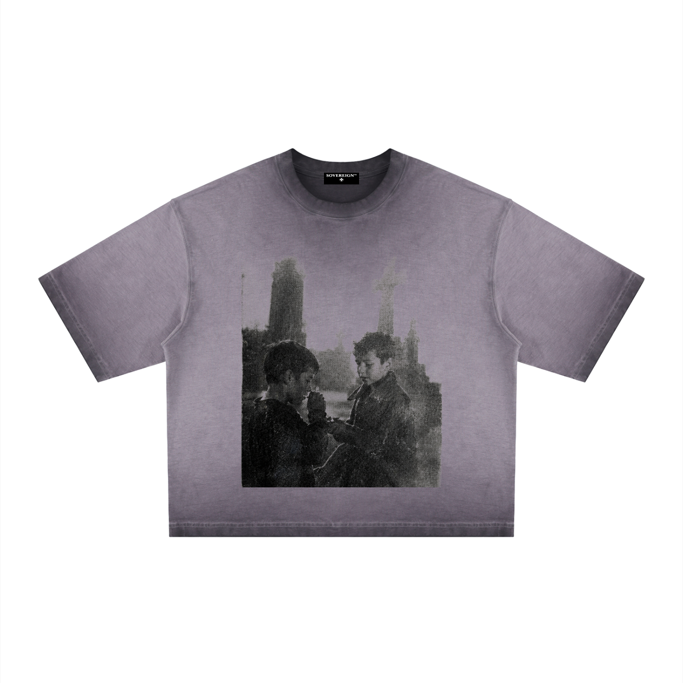 Veiled Tee black front product image