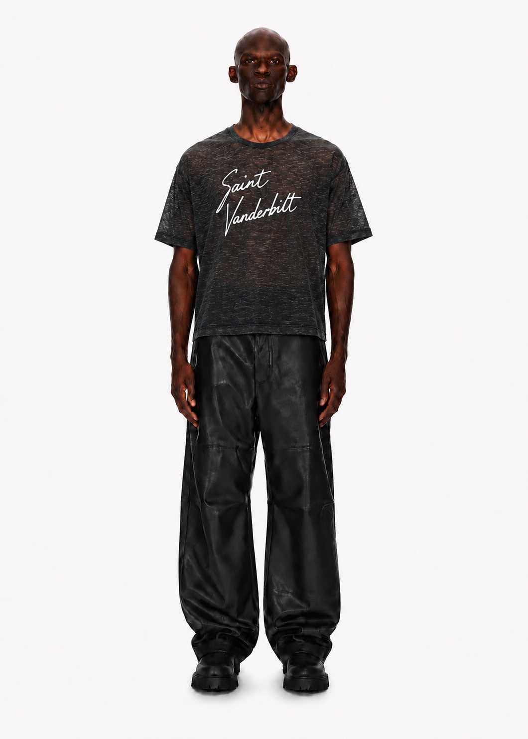 Saint Vanderbilt Black Veil Tee.         ✠