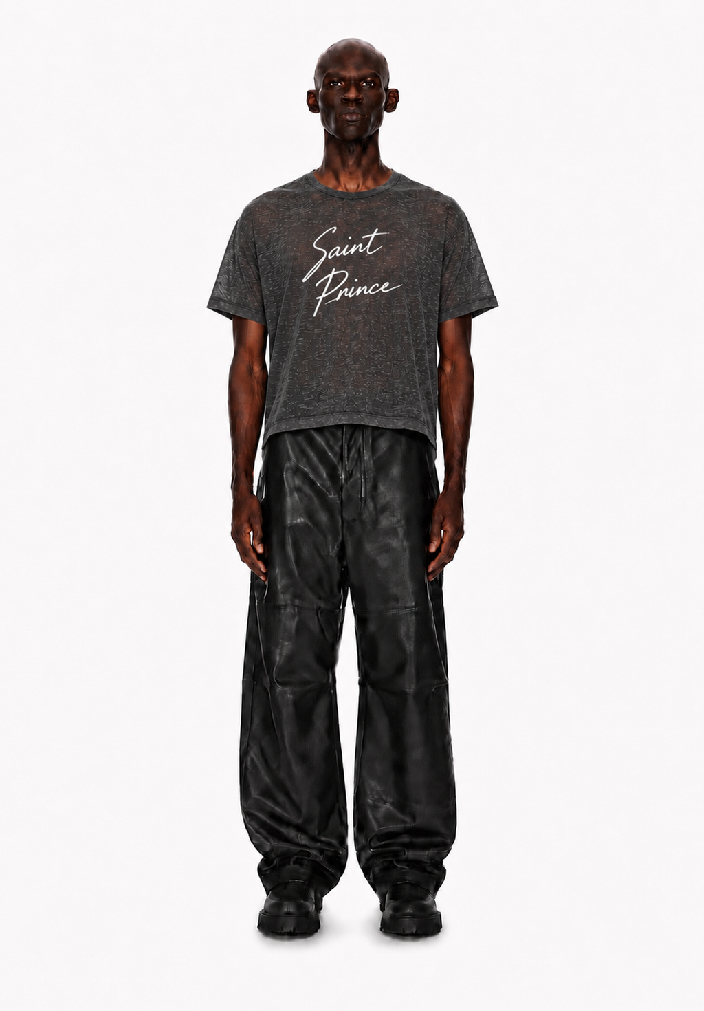 Saint Prince Grey Veil Tee.                    ✠
